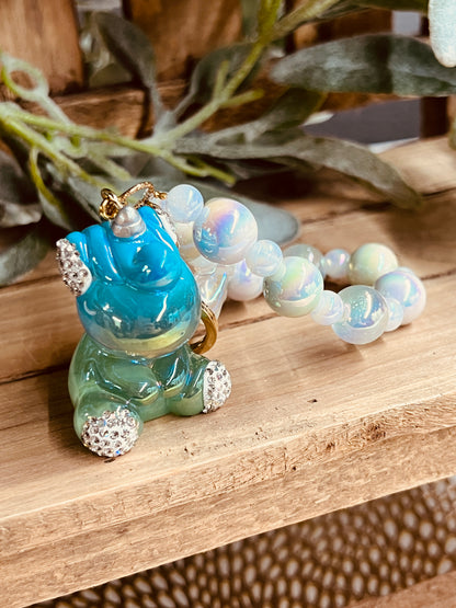 OMBRE UNICORN W/RHINESTONES KEYCHAIN