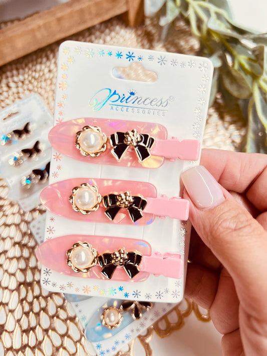 SET OF 3 HAIR CLIPS