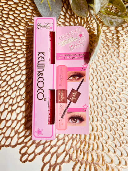 KEVIN & COCO MASCARA& LIQUID EYELINER DUO