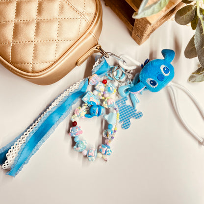 HANDMADE BAG CHARMS ~ BLUE MONSTER ~