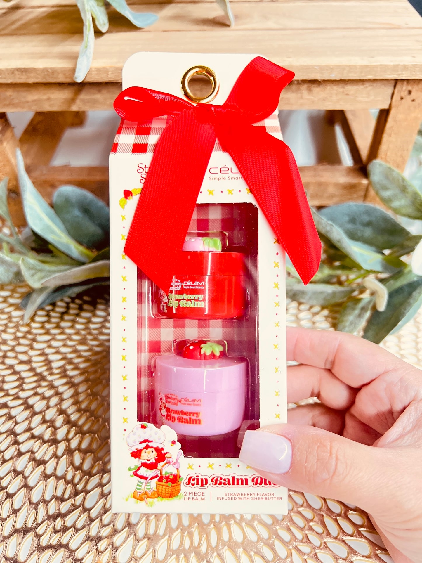 STRAWBERRY SHORTCAKE LIP BALM DUO