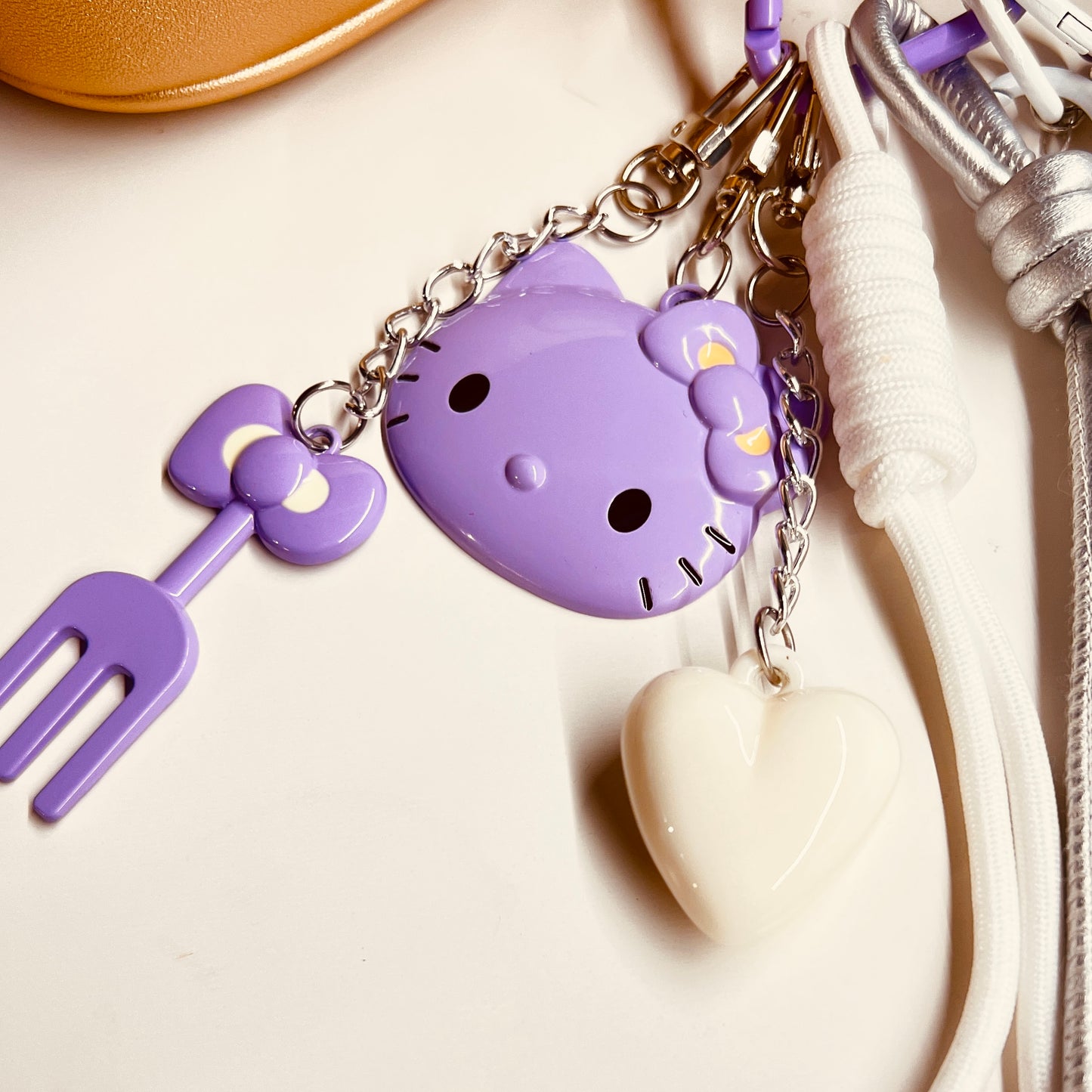 HANDMADE BAG CHARMS ~ PURPLE 15 ~