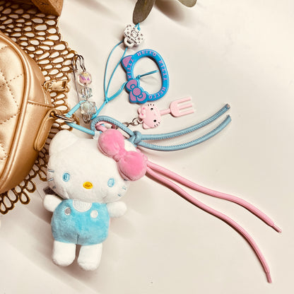 HANDMADE BAG CHARMS ~ KITTY PLUSHY