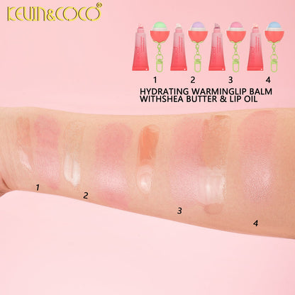 KEVIN & COCO STRAWBERRY LIP BALM AND LIP OIL SET