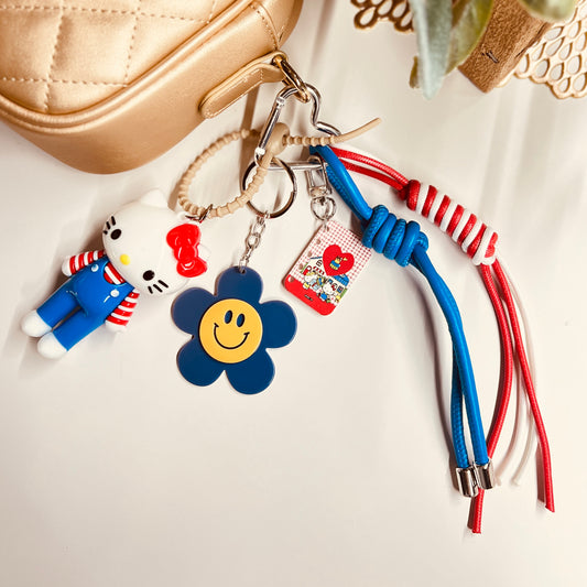 HANDMADE BAG CHARMS ~ KITTY FIGURE ~