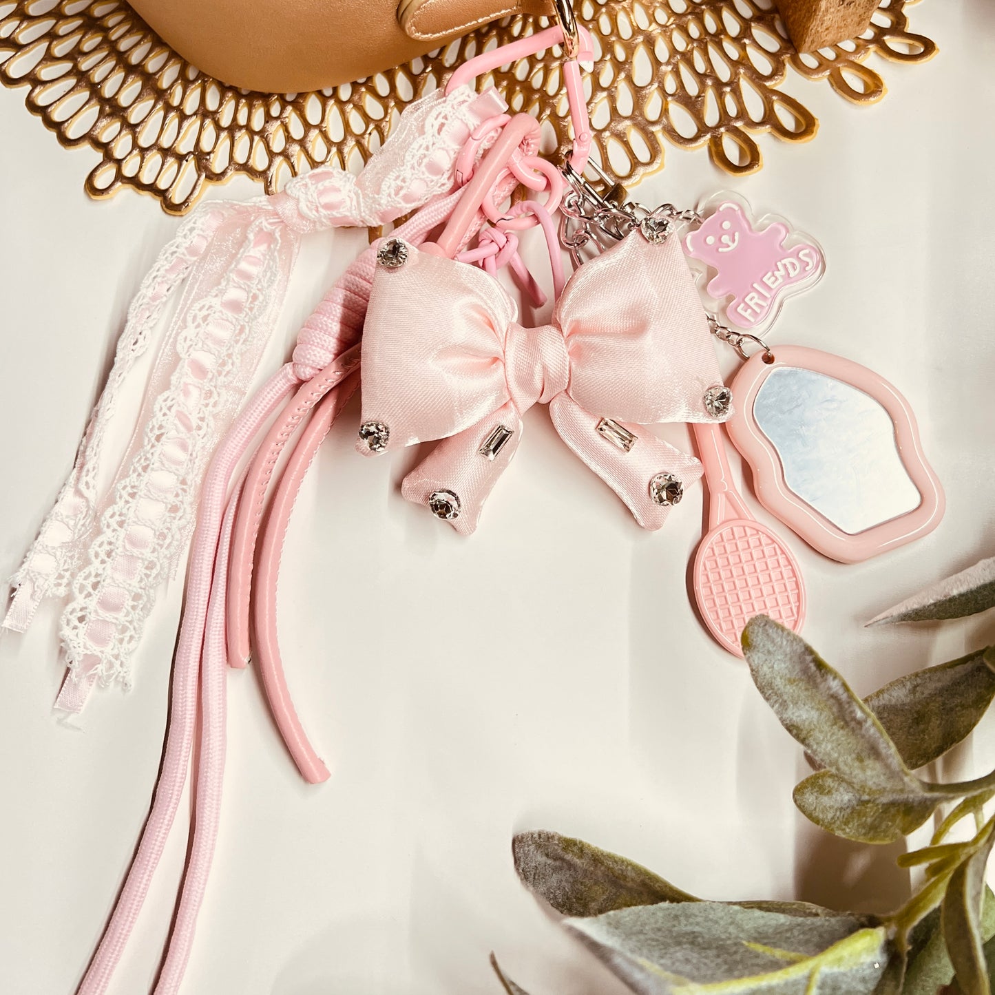 HANDMADE BAG CHARMS ~ COQUETTE