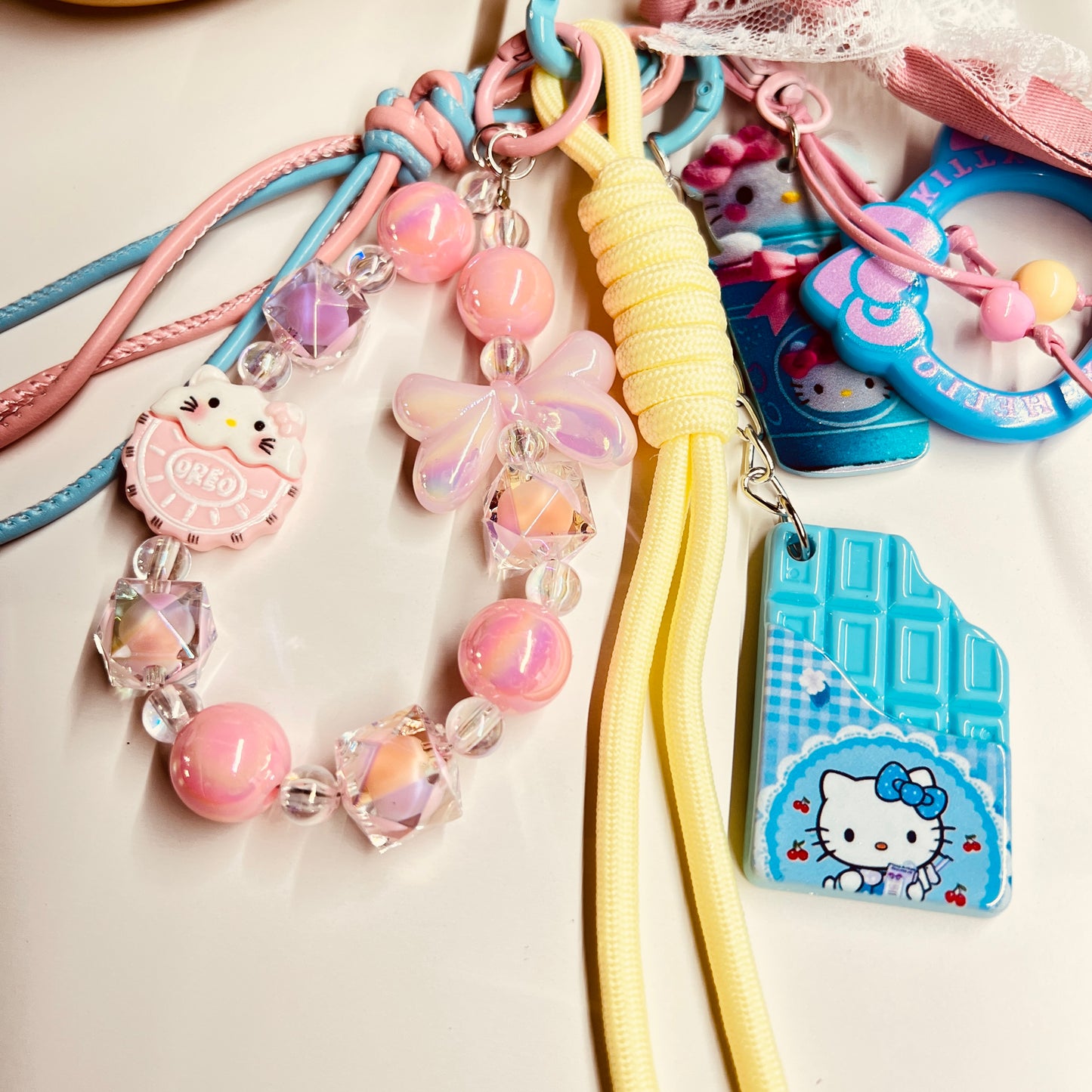 HANDMADE BAG CHARMS ~ RAINBOW 5 ~