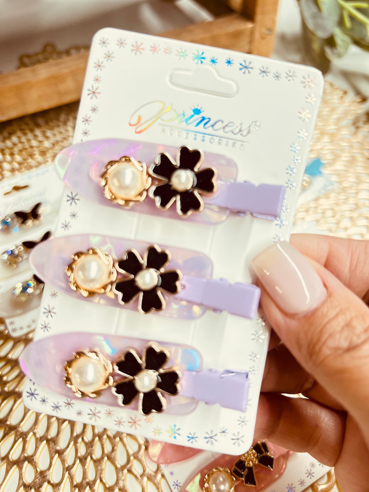 SET OF 3 HAIR CLIPS