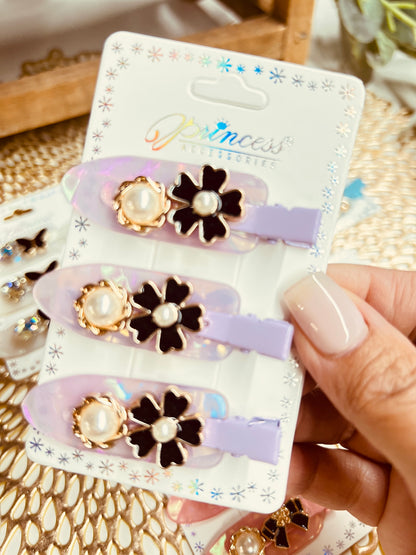 SET OF 3 HAIR CLIPS