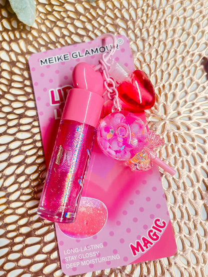 LIP GLOSS W/KEYCHAIN