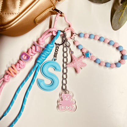 HANDMADE BAG CHARMS ~ STAR/BEAR CHARM