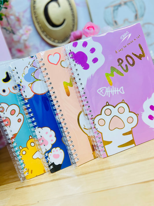 CUTE MEOW NOTEBOOKS