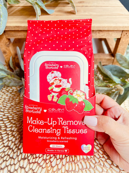 STRAWBERRY SHORTCAKE MAKE-UP REMOVER CLEANSING WIPES