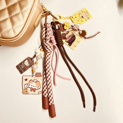 HANDMADE BAG CHARMS ~ YELLOW CHOCOLATE BAR