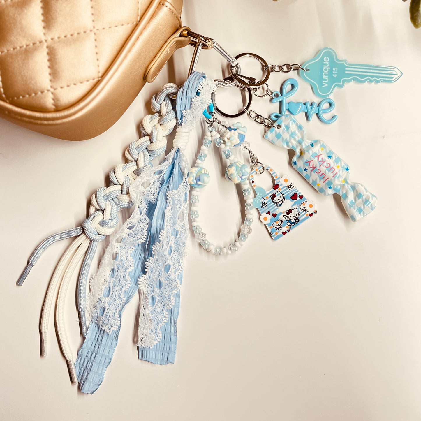 HANDMADE BAG CHARMS ~ CANDY/KEY ~