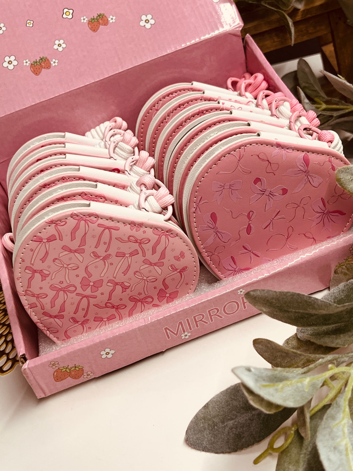 MYSTERY HEART SHAPED COQUETTE MIRROR