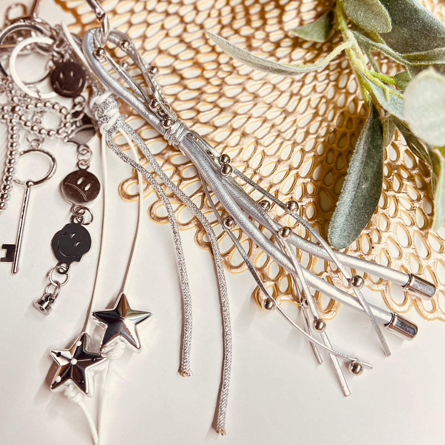 HANDMADE BAG CHARMS ~ BOW/STAR FISH ~