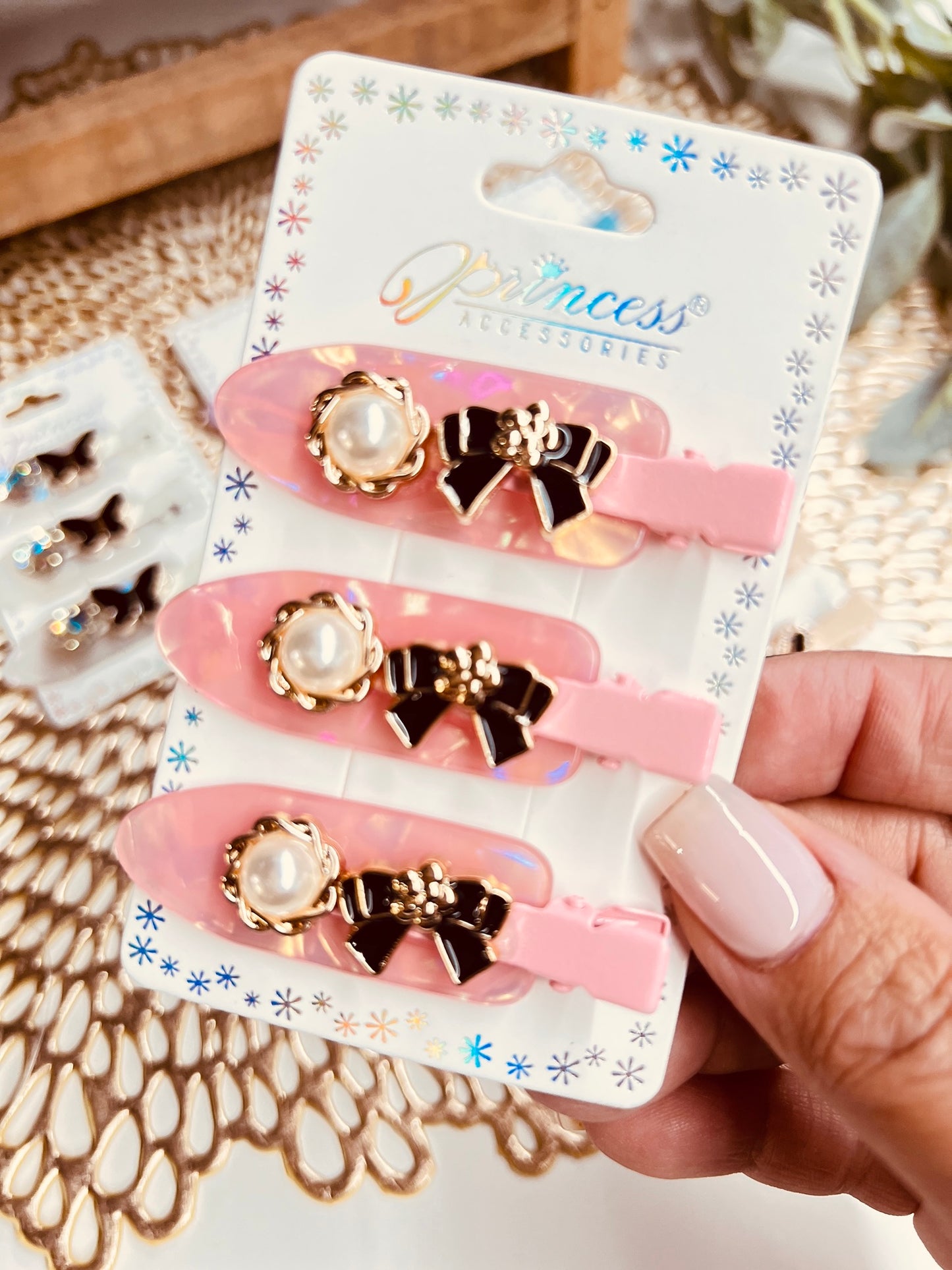 SET OF 3 HAIR CLIPS