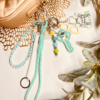HANDMADE BAG CHARMS ~ PUPPY CHARM/KEY