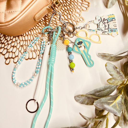 HANDMADE BAG CHARMS ~ PUPPY CHARM/KEY