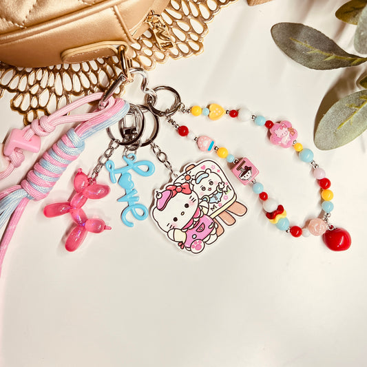 HANDMADE BAG CHARMS ~ BALLOON DOG CHARM