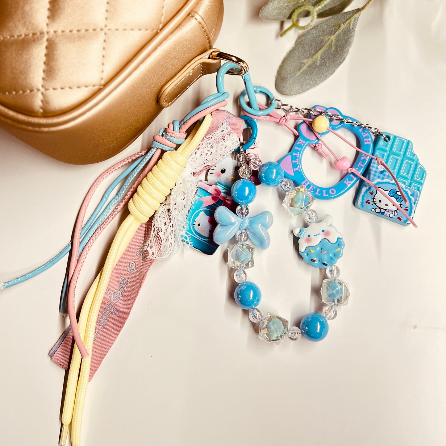 HANDMADE BAG CHARMS ~ RAINBOW 4 ~