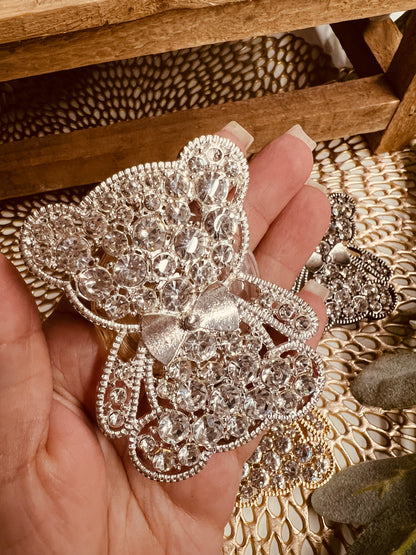 RHINESTONE TEDDY PHONE SOCKET