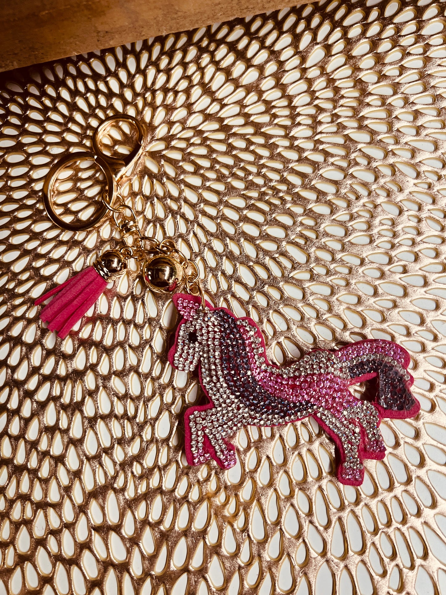 RHINESTONE KEYCHAINS