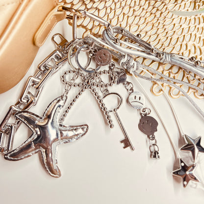 HANDMADE BAG CHARMS ~ BOW/STAR FISH ~
