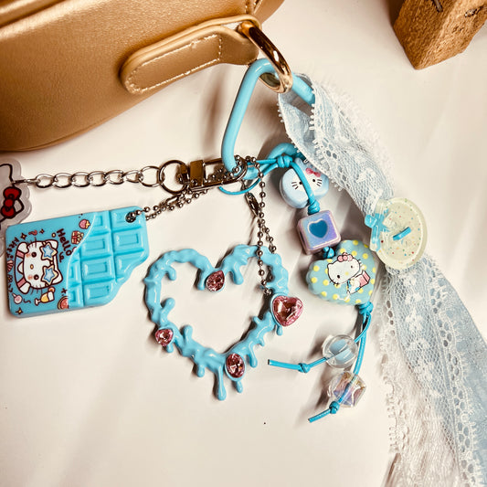 HANDMADE BAG CHARMS ~ HEART ~