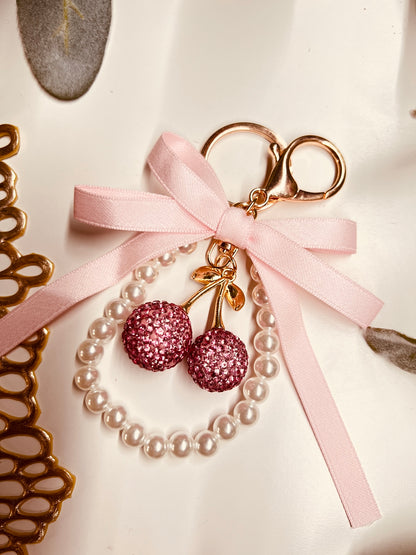 CHERRY BAG CHARM