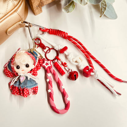 HANDMADE BAG CHARMS ~ DOLLY ~