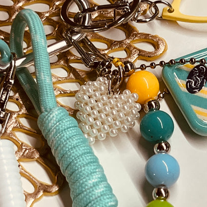 HANDMADE BAG CHARMS ~ PUPPY CHARM/KEY