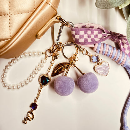 HANDMADE BAG CHARMS ~ PURPLE 3 ~