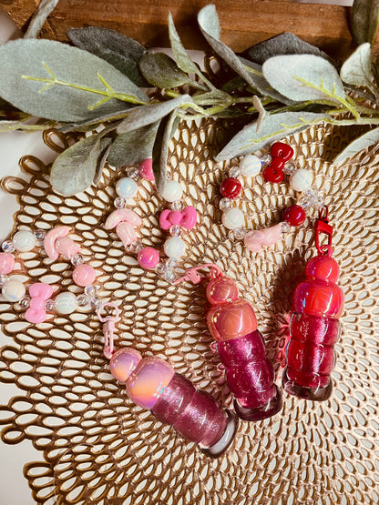 LIP GLOSS W/ TULIP KEYCHAIN