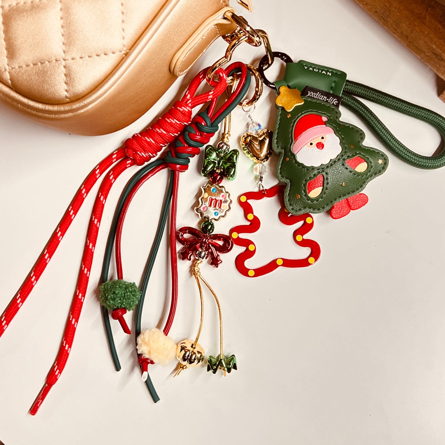 HANDMADE BAG CHARMS ~ CHRISTMAS TREE
