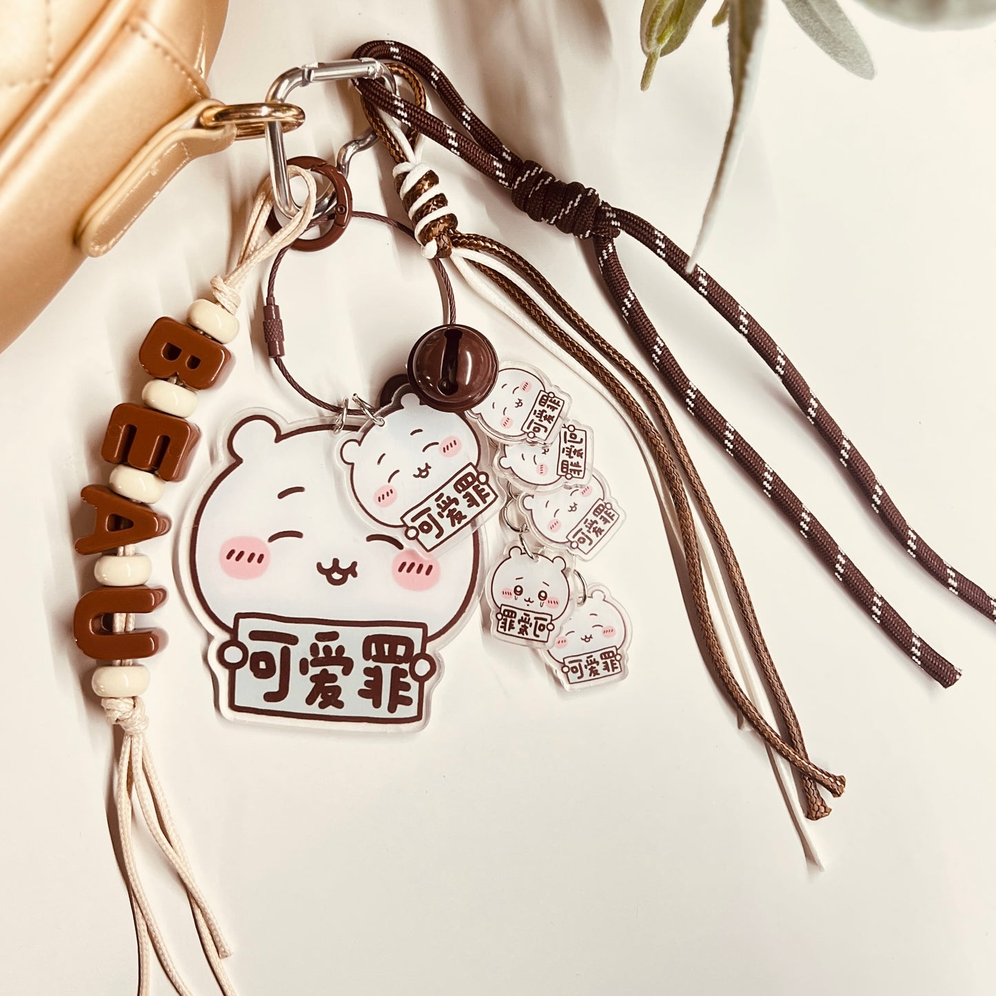 HANDMADE BAG CHARMS ~ BEAU ~