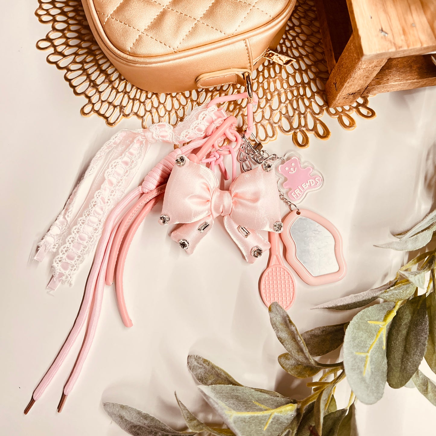HANDMADE BAG CHARMS ~ COQUETTE