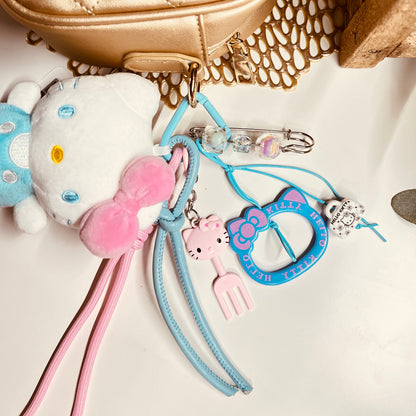 HANDMADE BAG CHARMS ~ KITTY PLUSHY