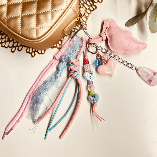 HANDMADE BAG CHARMS ~ CROISSANT