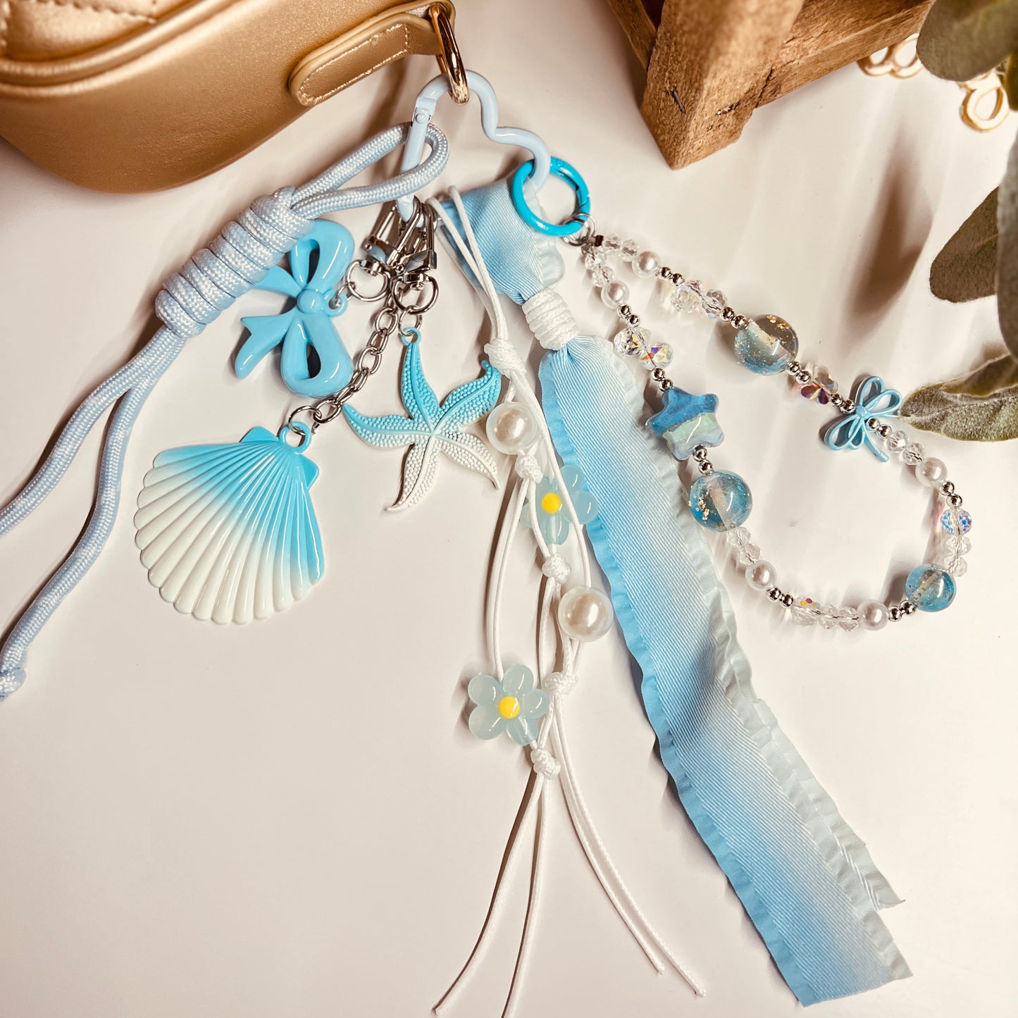 HANDMADE BAG CHARMS ~ ESTRELLA DE MAR ~