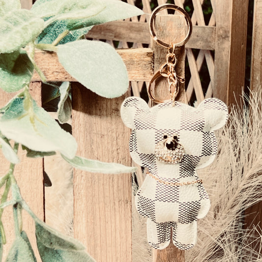 CHECKERED KEYCHAIN