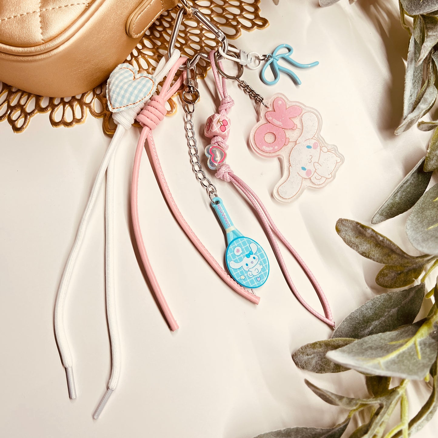 HANDMADE BAG CHARMS ~ BUNNY CHARM