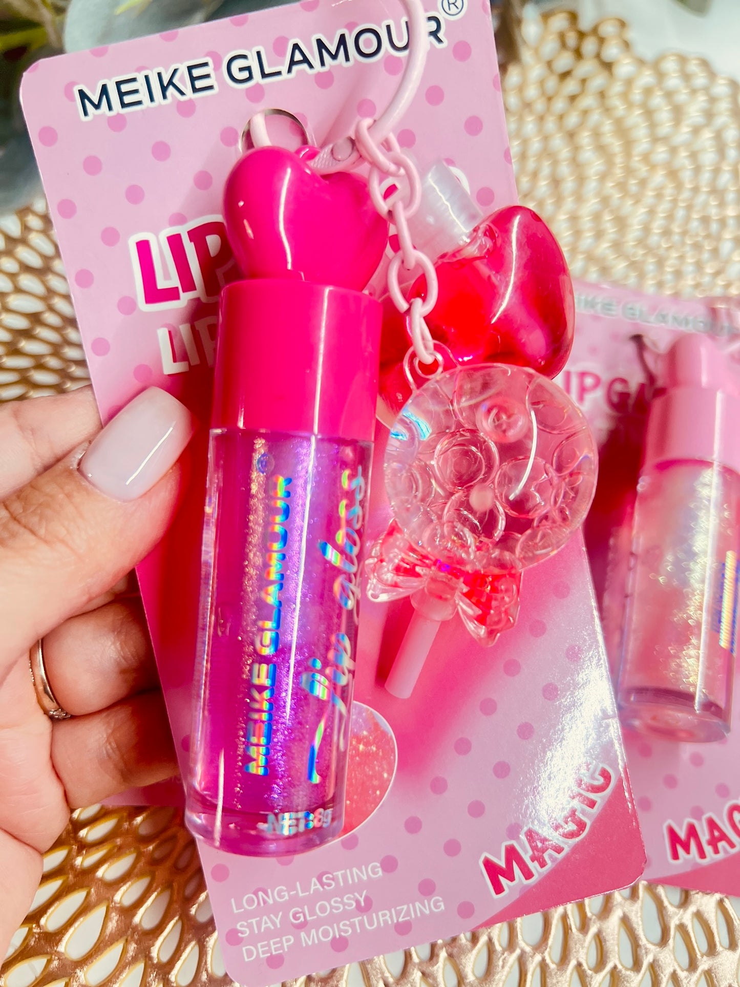 LIP GLOSS W/KEYCHAIN
