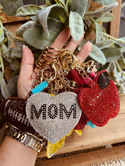 RHINESTONE KEYCHAINS