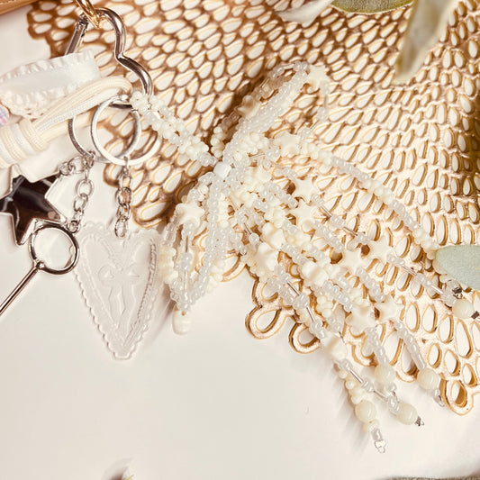 HANDMADE BAG CHARMS ~ KEY/STAR ~