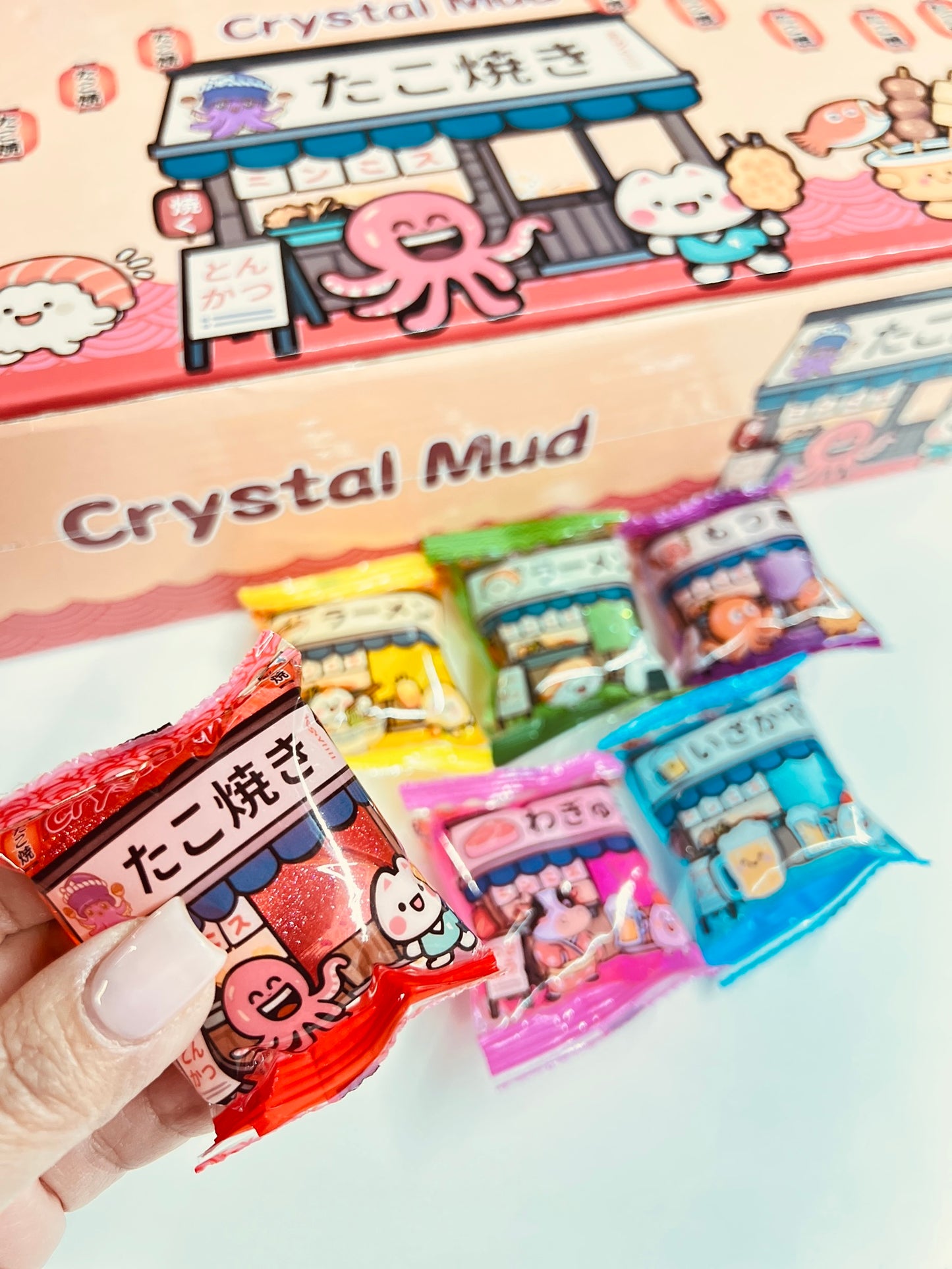 CRYSTAL MUD SET OF 6