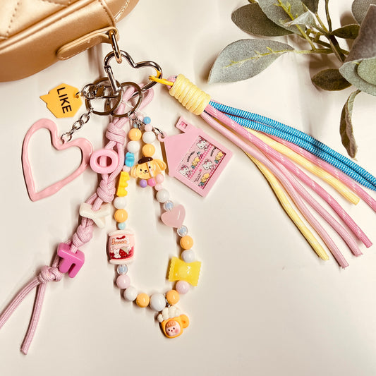 HANDMADE BAG CHARMS ~ RAINBOW 1 ~