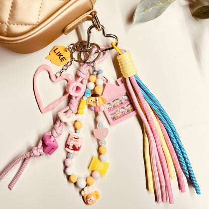 HANDMADE BAG CHARMS ~ RAINBOW 1 ~